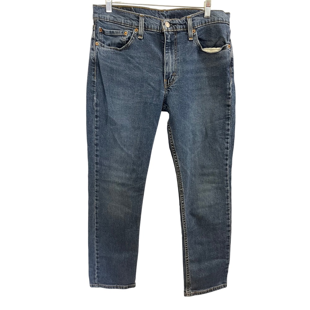 Levis 511 Slim Fit Mens Jeans Blue Denim Medium Wash 33x30 04511-4870